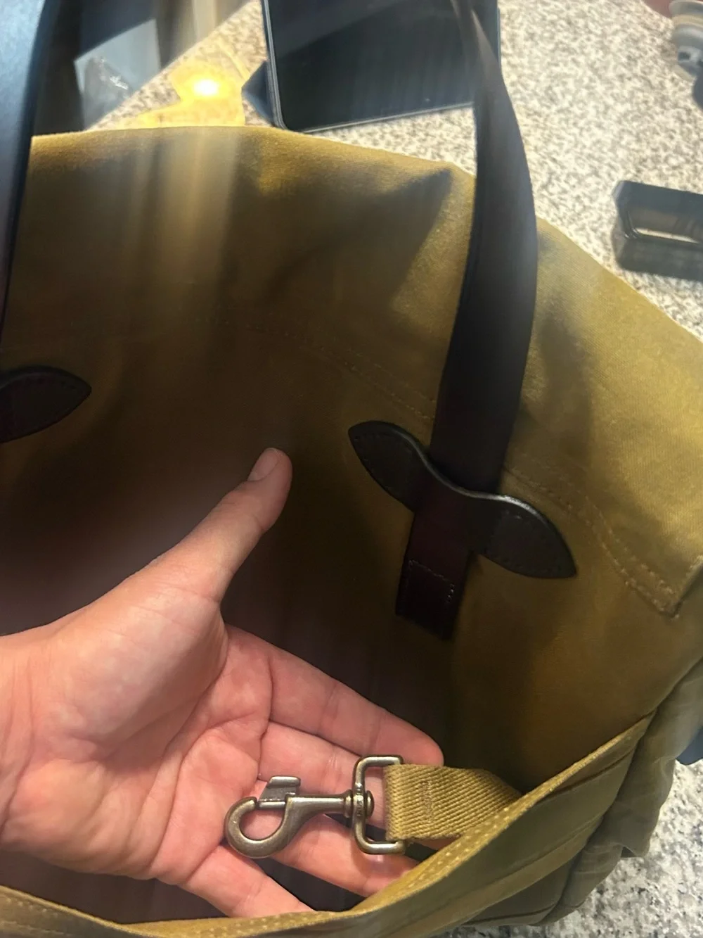 Filson Tin Cloth 24-Hour Briefcase